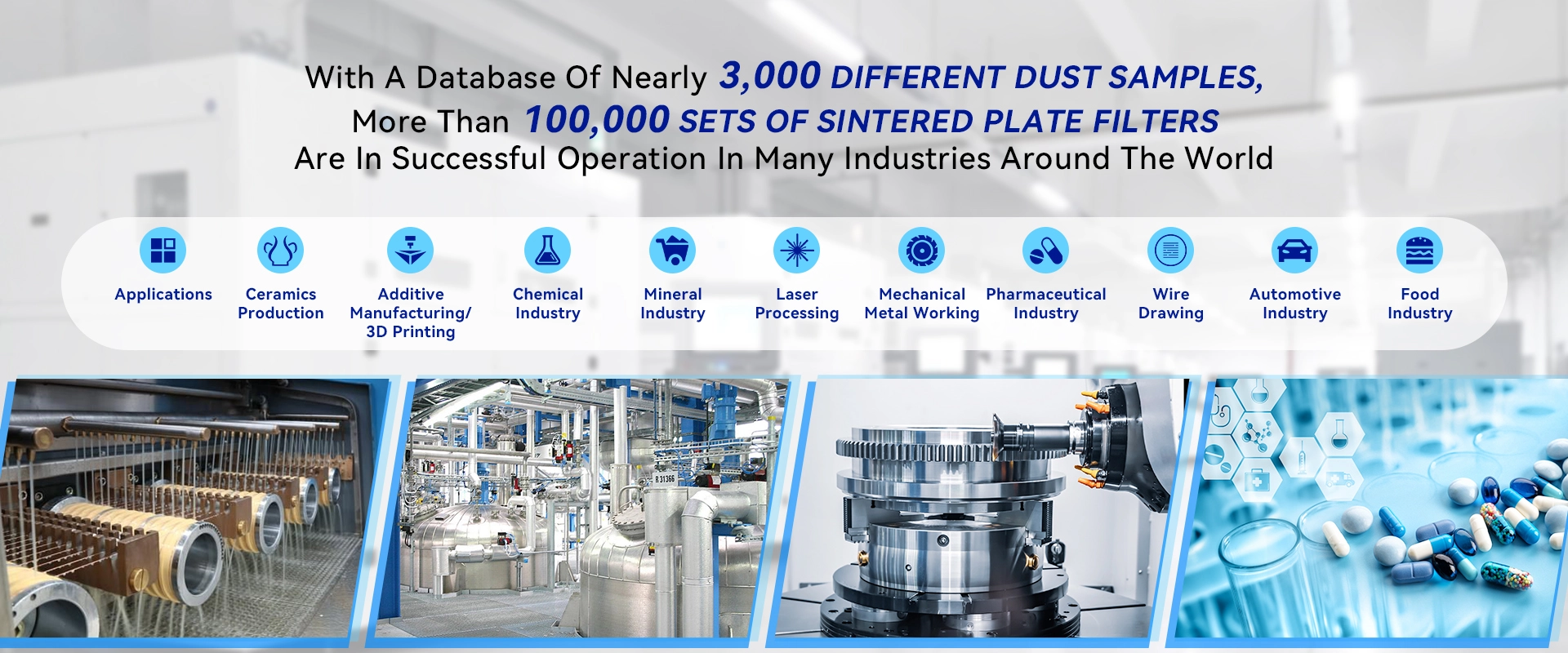 Herding sinter plate filter manufacturer