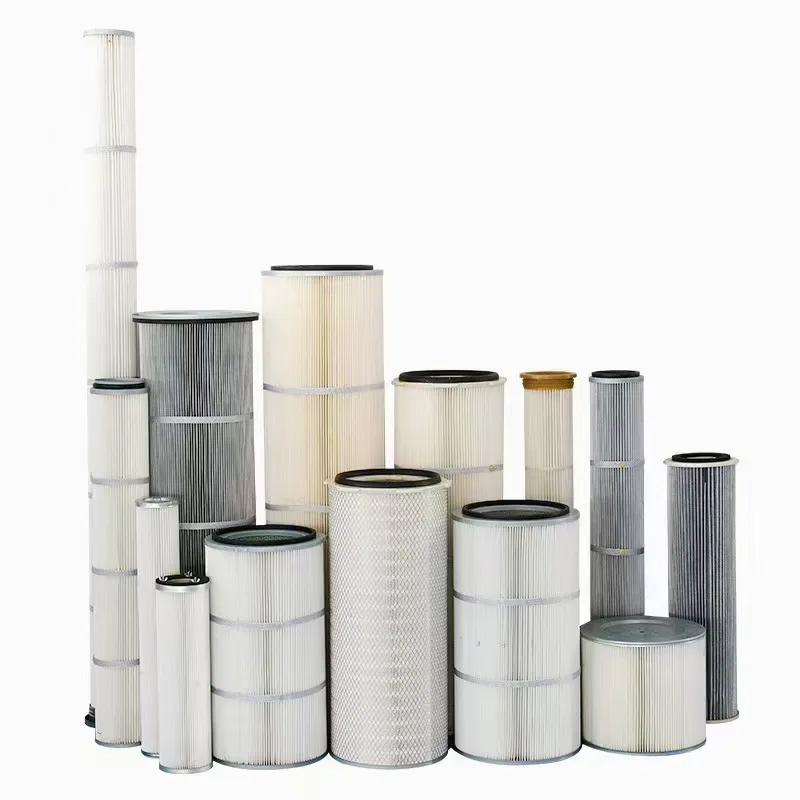 Dust collector canister filter 